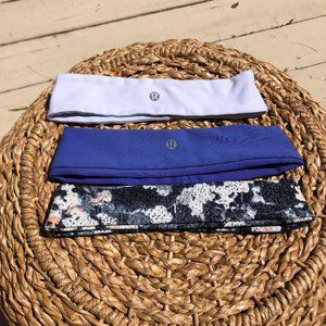 lululemon headbands set of 3
